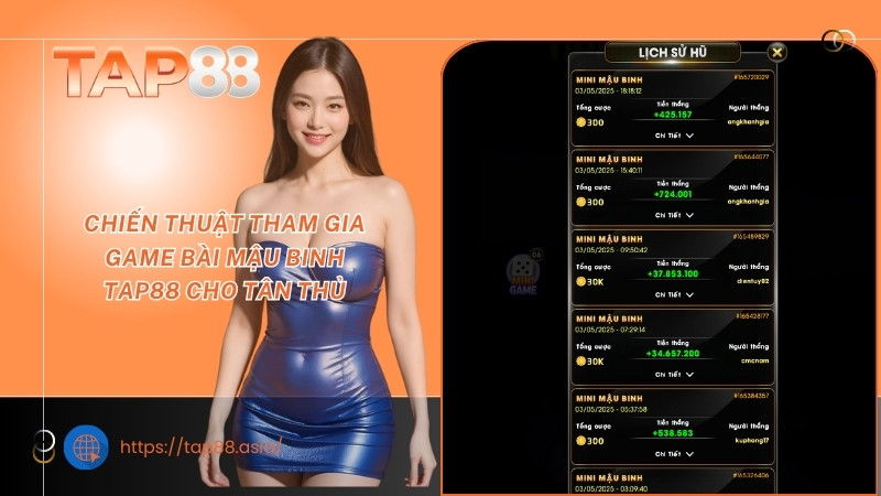 Chiến thuật tham gia game bài Mậu binh TAP88 cho tân thủ Chiến thuật tham gia game bài Mậu binh TAP88 cho tân thủ