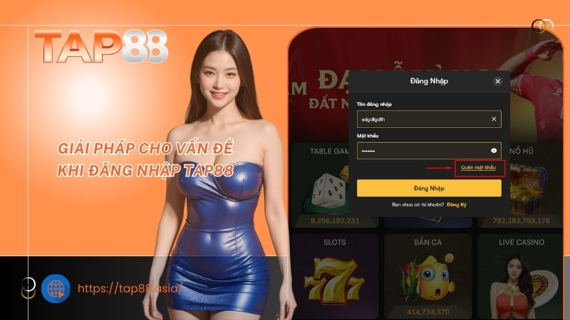 Giải pháp cho vấn đề khi đăng nhập TAP88 Giải pháp cho vấn đề khi đăng nhập TAP88