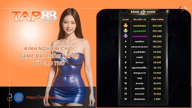 Kinh nghiệm chơi game bài Phỏm TAP88 từ cao thủ Kinh nghiệm chơi game bài Phỏm TAP88 từ cao thủ