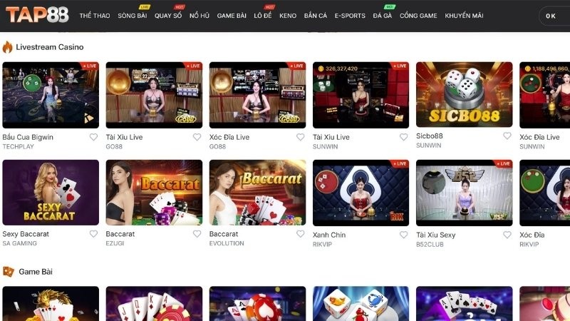 Ưu điểm vượt trội tạo nên thương hiệu nhà cái TAP88